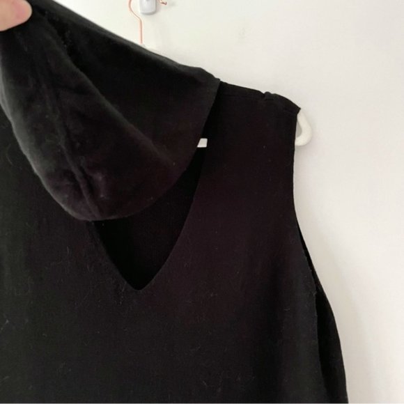 360 Cashmere Vicki Sleeveless Dress Hooded Pullover Size L - Picture 6 of 8
